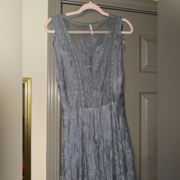 Free People Reign over me sleeveless blue grey size 8 - Picture 4 of 4